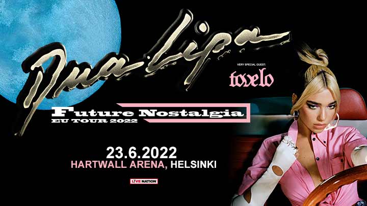 Dua Lipa 23.6.2022 Hartwall Arena, Helsinki