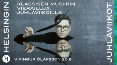 Helsingin juhlaviikot / Helsinki Festival - Klassisen musiikin vierailuja Musiikkitalolla. Kuvassa Vikingur Olafsson