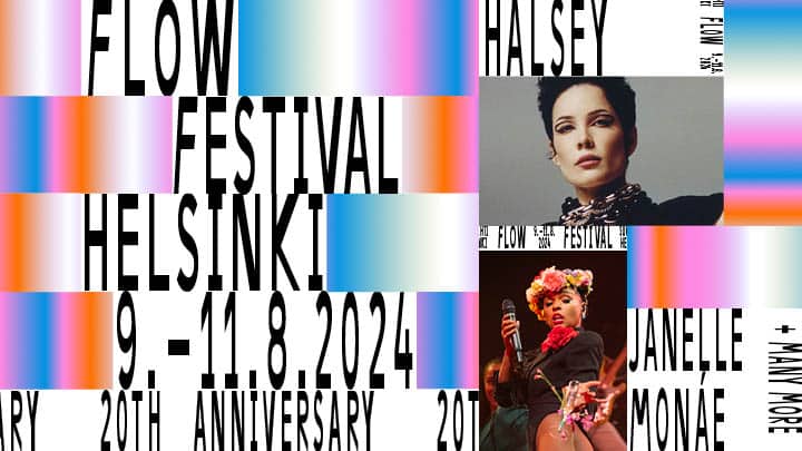 Halsey, Janelle Monáe, AURORA, Vince Staples ja monia muita Flow Festivalille