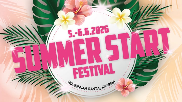 Uusi suurfestivaali Summer Start Festival järjestetään Kaarinassa kesäkuussa 2026