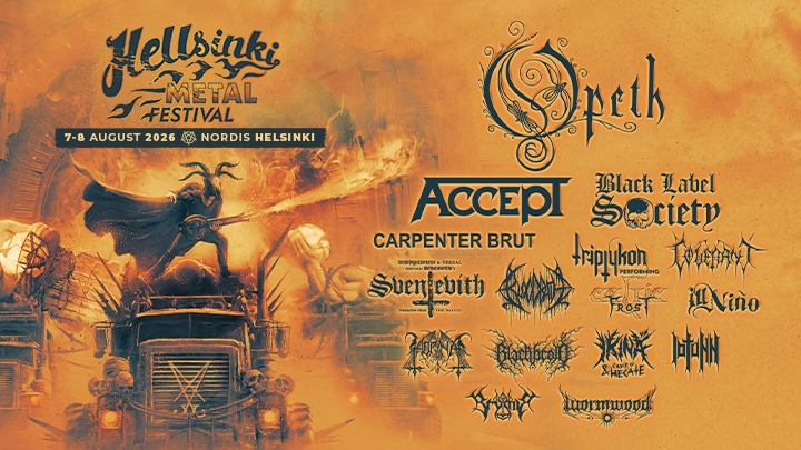 Hellsinki Metal Festival 2026 – ensimmäiset esiintyjät julki!