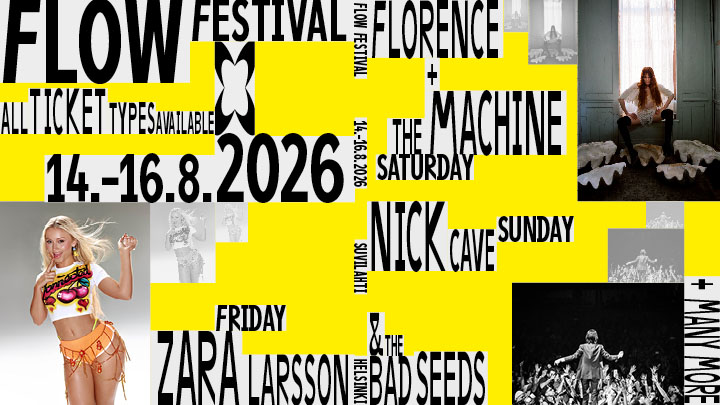 Flow julkaisee uusia esiintyjiä ja päiväjaon