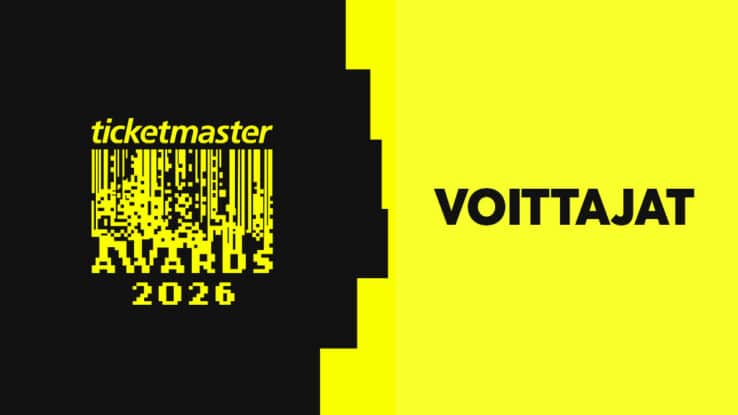 Ticketmaster Awards 2026 voittajat