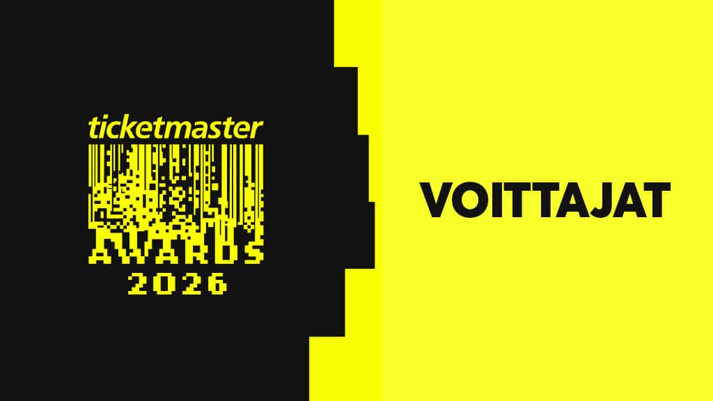 Ticketmaster Awards 2026 voittajat