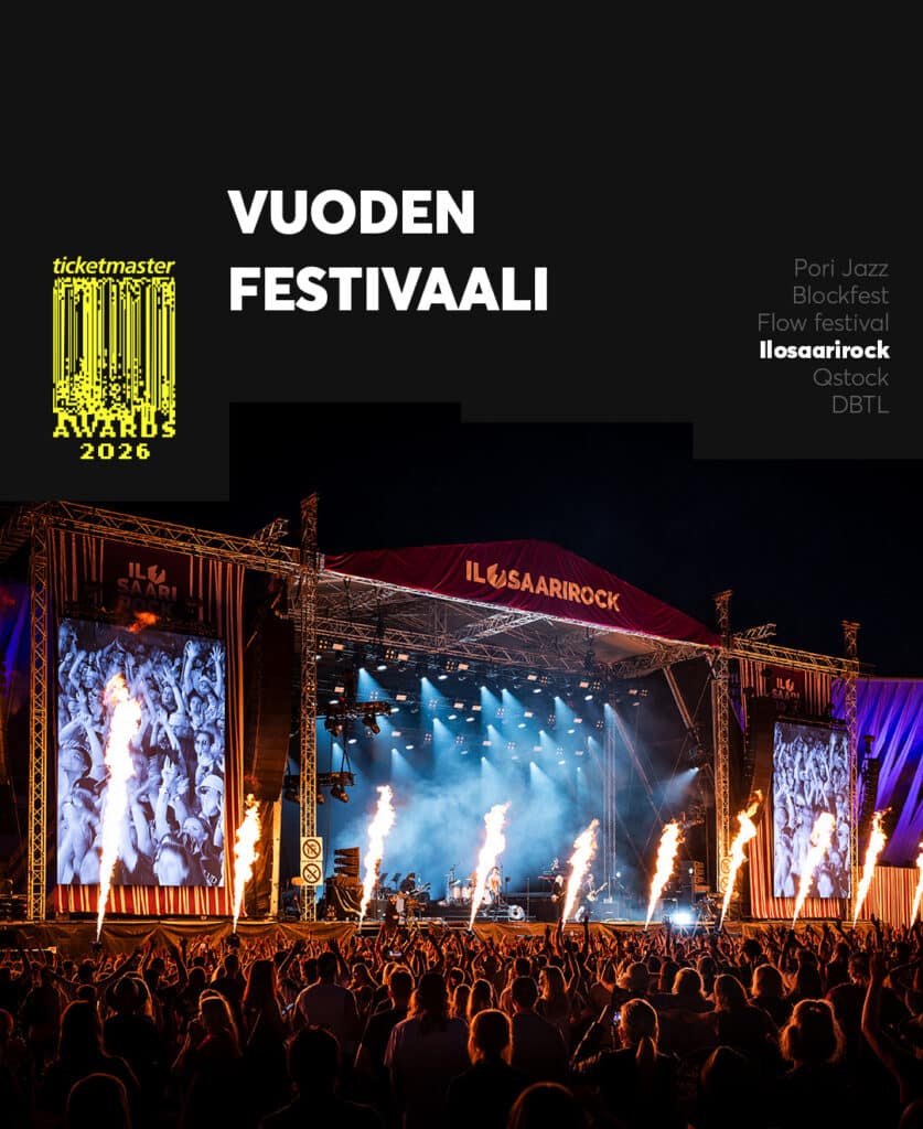 Ticketmaster Awards, vuoden festivaali -voittaja Ilosaarirock