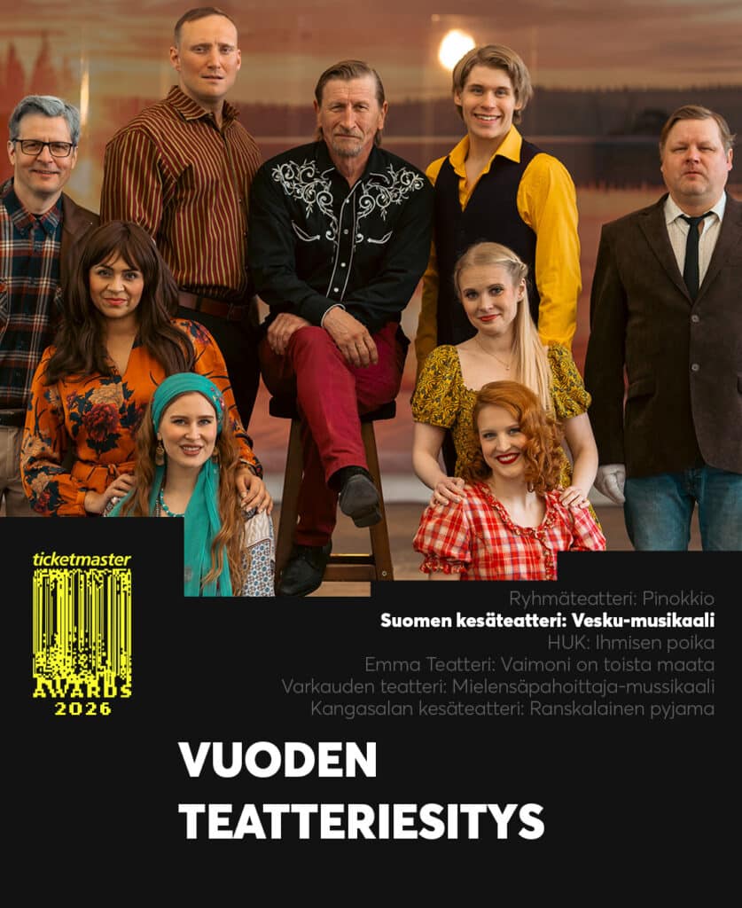 vuoden teatteriesitys -voittaja Vesku-musikaali