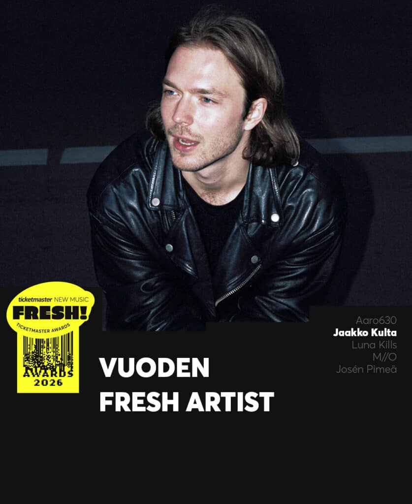 vuoden Fresh Artist -voittaja Jaakko Kulta