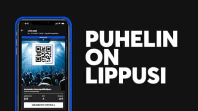 Puhelin on lippusi