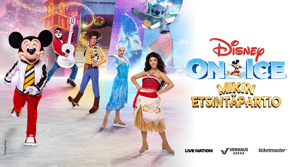 Uutta teknologiaa ja huikeita jäästuntteja sisältävä Disney On Ice –jääshow Suomeen alkuvuodesta 2027