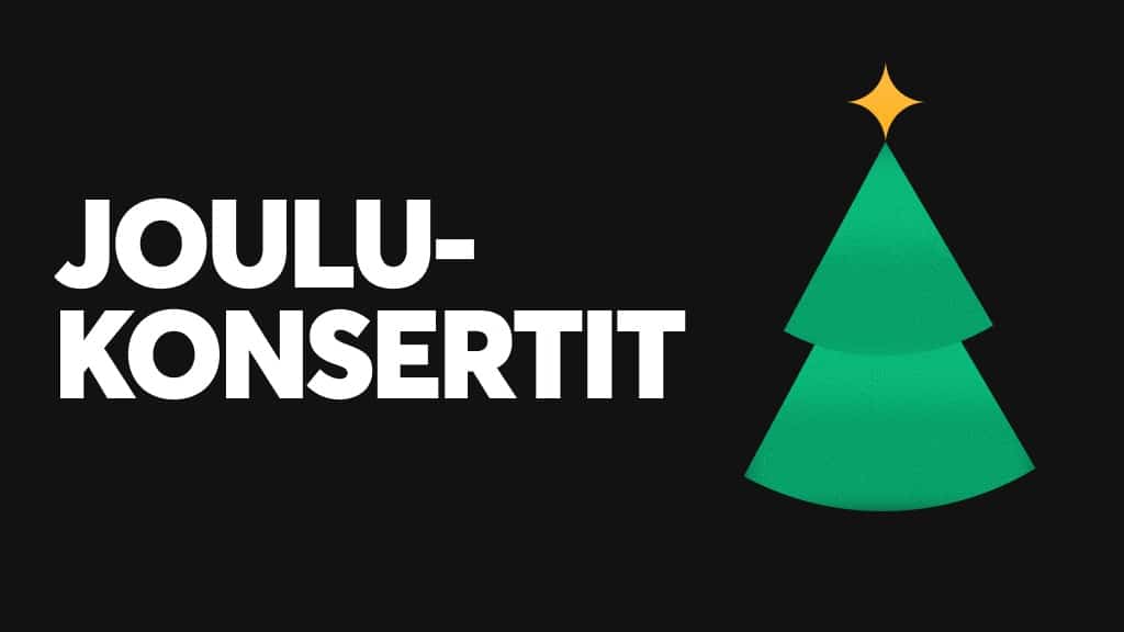 Joulukonsertit 2026 – katso lista artistien joulukiertueista ja klassisista joulukonserteista